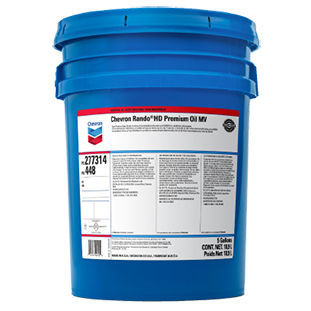 Aceite de lubricación - Rando® HD Premium MV - Chevron Lubricants (Mfg.) - para transmisión marina / para bomba / para obra de construcción