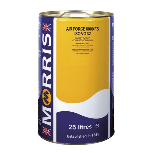 Aceite lubricante - Air Force 8000 FS ISO VG 32 - Morris Lubricants (Mfg.) - sintético / para compresor / industrial