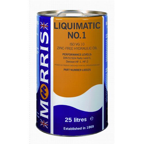 Aceite hidráulico - Liquimatic No 1 - Morris Lubricants (Mfg.) - orgánico / para engranaje / para compresor