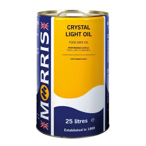 Aceite de lubricación - Crystal Light - Morris Lubricants (Mfg.) - de protección / orgánico / para el sector alimentario