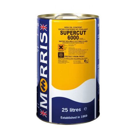 Líquido refrigerante de corte - SUPERCUT 6000 - Morris Lubricants (Mfg.) - hidrosoluble / para presión extrema