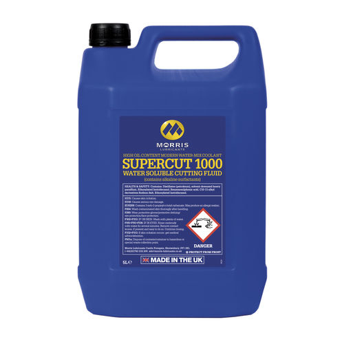 Fluido de corte de fresado - SUPERCUT 1000 - Morris Lubricants (Mfg.) - de taladrado / de refrigeración / hidrosoluble