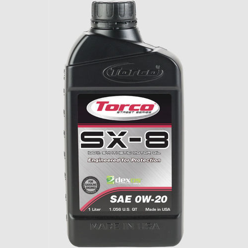 Aceite lubricante - SX-8 - Torco International Corporation (Mfg.) - sintético / para motor / para automóvil