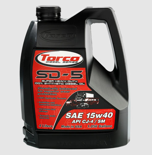 Aceite de protección - SD-5  - Torco International Corporation (Mfg.) - sintético / para motor diésel / para automóvil