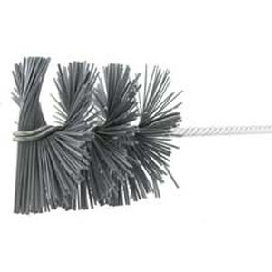 Cepillo cilíndrico espiral - Brush Research Manufacturing - abrasivo / de carburo de silicio