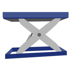 Mesa elevadora de tijeras simples - Alapontlogistics - estacionaria / de carga
