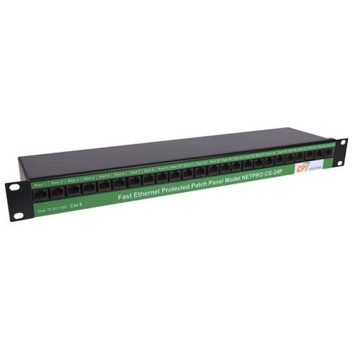 Protector de sobretensión para línea Cat6 - NETPRO CG-24P - Cirprotec - para red Ethernet / para instalación fotovoltaica / RJ45