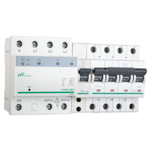 Protector de sobretensión de tipo 2 - V-CHECK 4MPT-10 - Cirprotec - clase II / para aplicaciones de telecomunicaciones / contra sobretensión