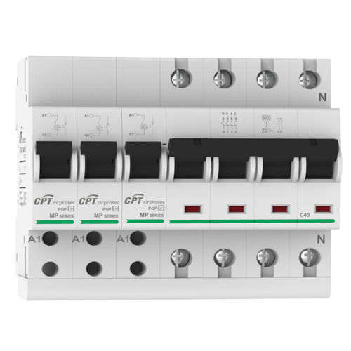 Protector de sobretensión para aplicaciones de telecomunicaciones - V-CHECK 4MP-10 - Cirprotec - contra sobretensión / trifásico / 4 polos