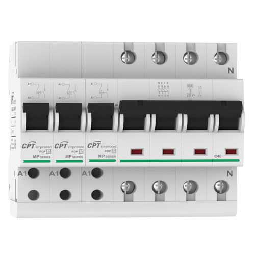 Protector de sobretensión para aplicaciones de telecomunicaciones - V-CHECK 4MP-63 - Cirprotec - contra sobretensión / trifásico / 4 polos