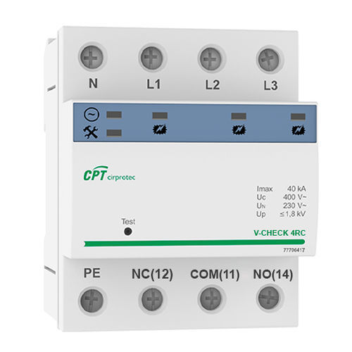 Protector de sobretensión de tipo 2 - V-CHECK 4RC IR - Cirprotec - clase II / de exterior / para aplicaciones de telecomunicaciones