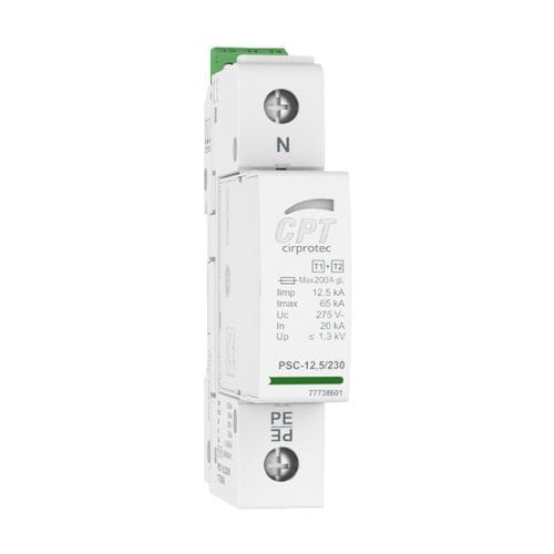 Protector de sobretensión de tipo 1 - PSC1-12,5/120 - Cirprotec - de tipo 2 / clase I / clase II
