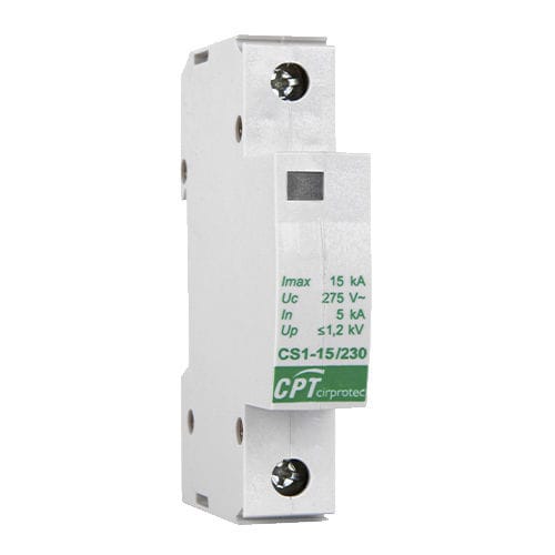 Protector de sobretensión de tipo 2 - CS1-15/230 - Cirprotec - clase II / para aplicaciones de telecomunicaciones / para instalación fotovoltaica