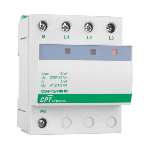 Protector de sobretensión de tipo 2 - CS4-15/400 - Cirprotec - clase II / para aplicaciones de telecomunicaciones / para instalación fotovoltaica