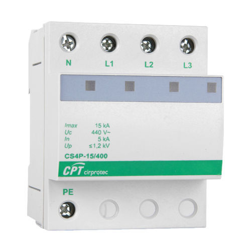 Protector de sobretensión de tipo 2 - CS4P-15/400 - Cirprotec - clase II / para aplicaciones de telecomunicaciones / para instalación fotovoltaica