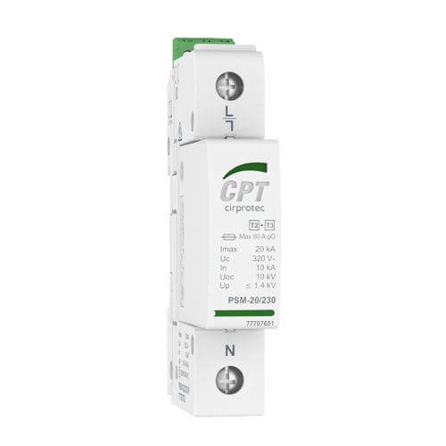 Protector de sobretensión de tipo 2 - PSM1-20/230 - Cirprotec - de tipo 3 / clase II / clase III