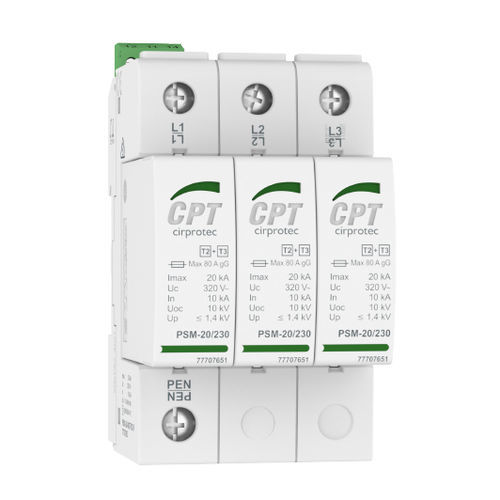 Protector de sobretensión de tipo 2 - PSM3-20/400 TNC - Cirprotec - de tipo 3 / clase II / clase III