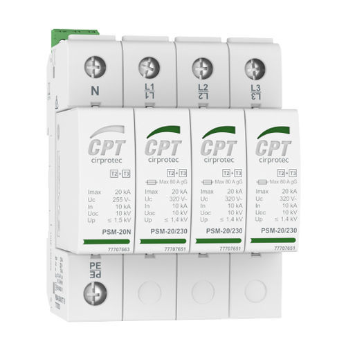 Protector de sobretensión de tipo 2 - PSM4-20/400 TT - Cirprotec - de tipo 3 / clase II / clase III