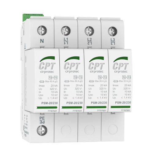 Protector de sobretensión de tipo 2 - PSM4-20/230 TNS - Cirprotec - de tipo 3 / clase II / clase III