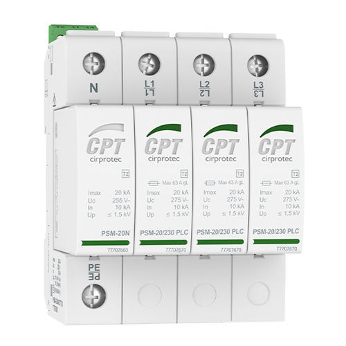 Protector de sobretensión de tipo 2 - PSM4-20/400 PLC TT - Cirprotec - de tipo 3 / clase II / clase III