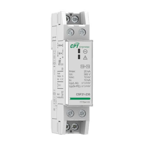 Protector de sobretensión de tipo 2 - CSF21-12 - Cirprotec - de tipo 3 / clase II / clase III