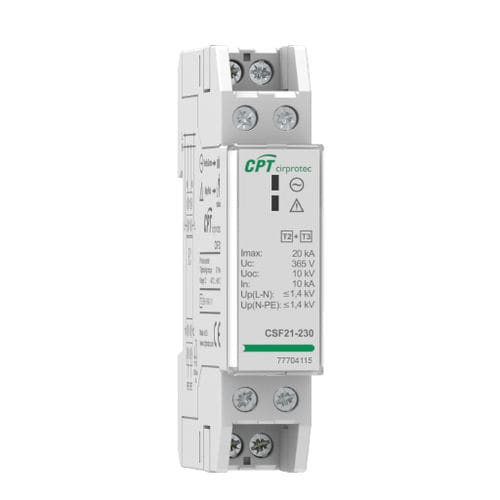 Protector de sobretensión de tipo 2 - CSF21-60 - Cirprotec - de tipo 3 / clase II / clase III