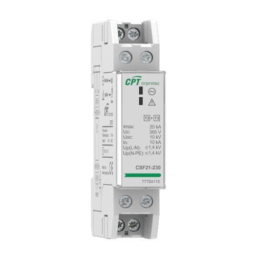 Protector de sobretensión de tipo 2 - CSF21-120 - Cirprotec - de tipo 3 / clase II / clase III