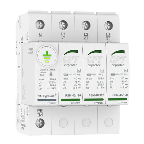 Protector de sobretensión de tipo 2 - PSM4-40/230 SG - Cirprotec - clase II / para aplicaciones de telecomunicaciones / trifásico