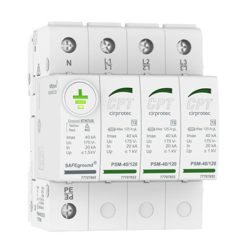 Protector de sobretensión de tipo 2 - PSM4-40/400 SG - Cirprotec - clase II / para aplicaciones de telecomunicaciones / trifásico