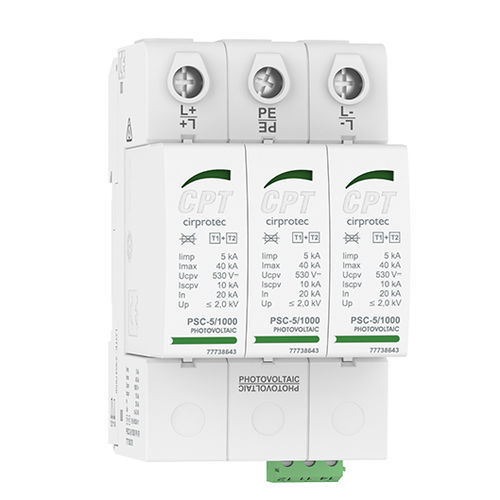 Protector de sobretensión de tipo 1 - PSC3-5/1500 PV - Cirprotec - de tipo 2 / clase I / clase II