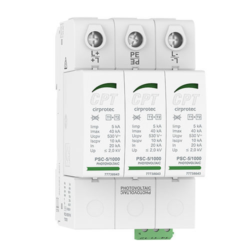 Protector de sobretensión de tipo 1 - PSC3-5/1500 PV IR - Cirprotec - de tipo 2 / clase I / clase II