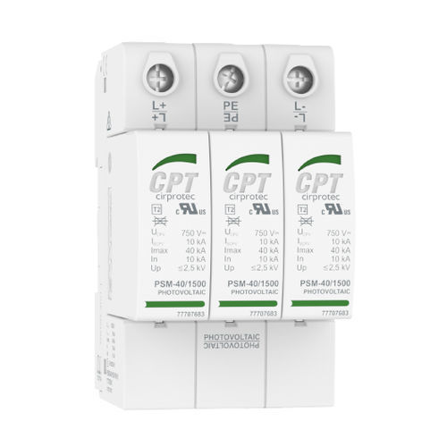 Protector de sobretensión de tipo 2 - PSM3-40/600 PV IR - Cirprotec - clase II / para aplicaciones de telecomunicaciones / para instalación fotovoltaica