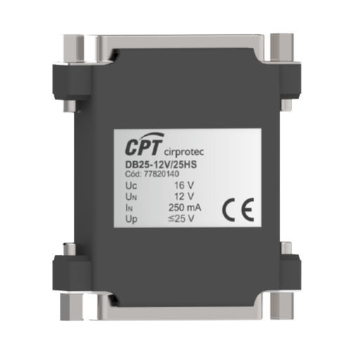 Protector de sobretensión para aplicaciones de telecomunicaciones - DB25-V24HS - Cirprotec - para conector Sub-D / para instalación fotovoltaica