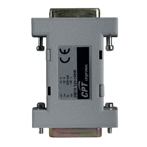Protector de sobretensión para aplicaciones de telecomunicaciones - DB15-12V/15HS - Cirprotec - para conector Sub-D / para instalación fotovoltaica