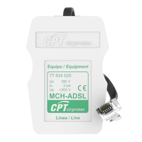 Protector de sobretensión de línea ADSL - MCH-PP - Cirprotec - para línea telefónica / 1 par / RJ45