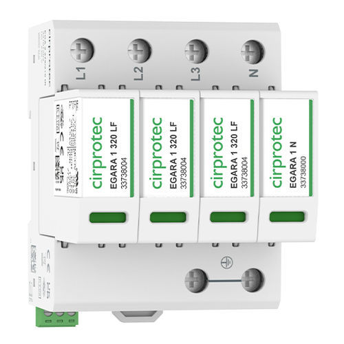 Protector de sobretensión de tipo 2 -  EGA 1 320/3+1 LF  - Cirprotec - clase I / clase II / de instalación eléctrica