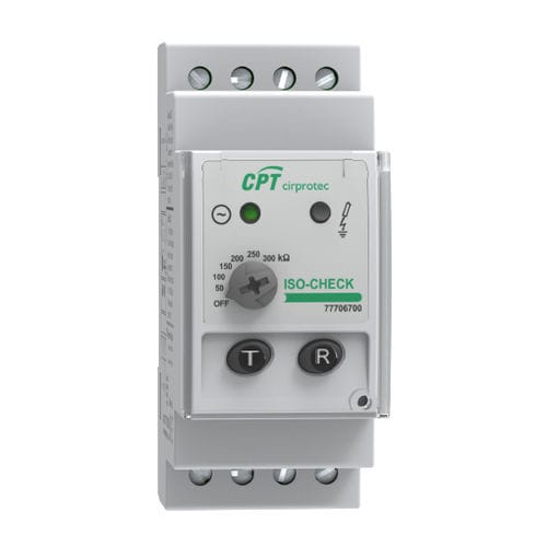 Aparato de control de aislamiento para red AC - ISO-CHECK 230V - Cirprotec - en riel DIN / para aplicaciones fotovoltaicas / para estación de recarga para vehículos eléctricos