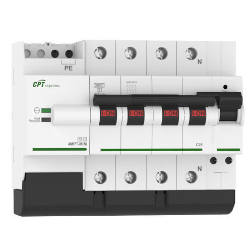 Protector de sobretensión de tipo 2 - V-CHECK 4MPT mini - 10 - Cirprotec - clase II / para aplicaciones de telecomunicaciones / contra sobretensión