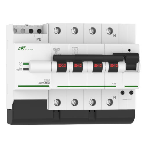 Protector de sobretensión de tipo 2 - V-CHECK 4MPT mini - 20 - Cirprotec - clase II / para aplicaciones de telecomunicaciones / contra sobretensión
