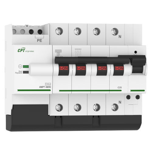 Protector de sobretensión de tipo 2 - V-CHECK 4MPT mini - 25 - Cirprotec - clase II / para aplicaciones de telecomunicaciones / contra sobretensión