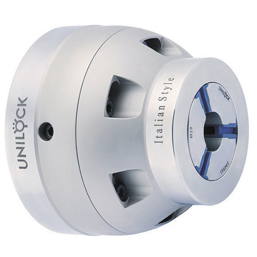 Portapinzas DIN - UNILOCK s.a.s. - con pinza de resorte / para mecanizado / para máquina CNC