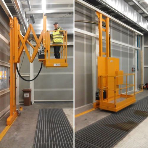 Plataforma elevadora móvil - TRASLO - TESIS ENGINEERING - fija / hidráulica / eléctrica