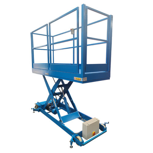 Plataforma elevadora de tijera móvil - X/RF/CM - TESIS ENGINEERING - fija / electrohidráulica / de taller
