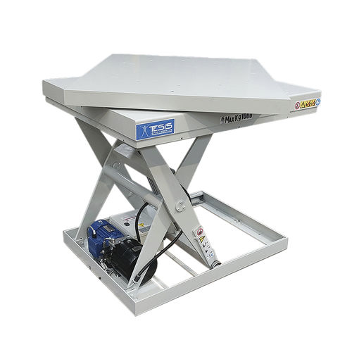 Mesa elevadora de tijera - X/PR - TESIS ENGINEERING - neumática / eléctrica / hidráulica
