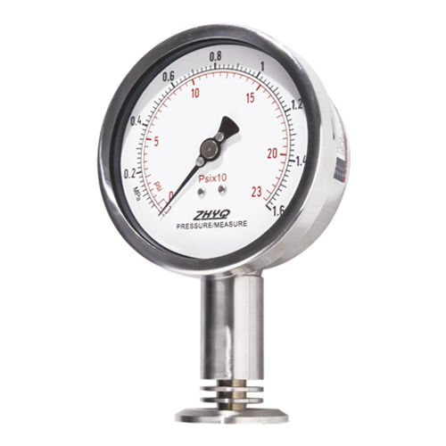 Manómetro de esfera - PT124Y-623 - Shanghai Zhaohui Pressure Apparatus Co.,Ltd.(ZHYQ) - de membrana / de proceso / para la industria agroalimentaria