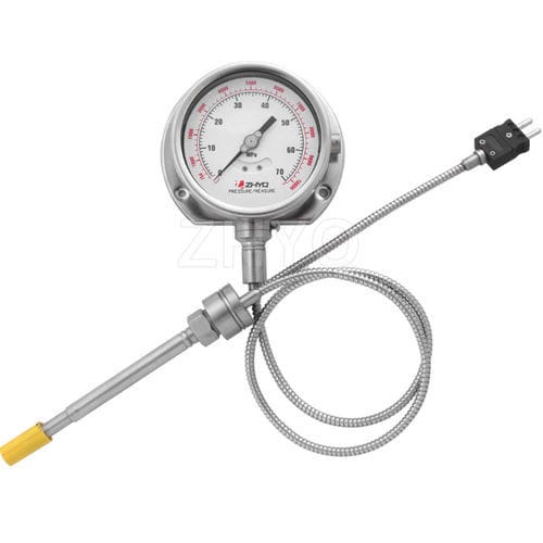 Manómetro de esfera - PT124Y-615 - Shanghai Zhaohui Pressure Apparatus Co.,Ltd.(ZHYQ) - de acero inoxidable / de acero / de plástico