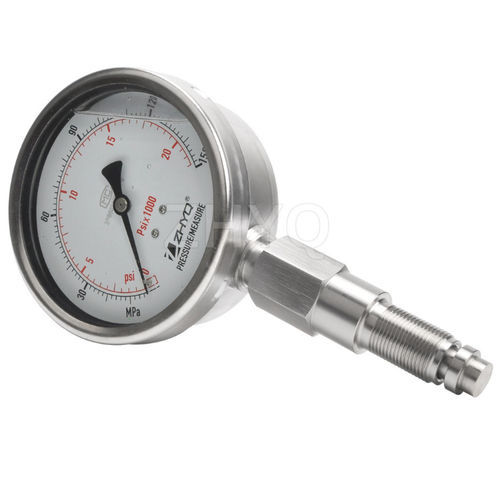 Manómetro de esfera - PT124Y-621 - Shanghai Zhaohui Pressure Apparatus Co.,Ltd.(ZHYQ) - de membrana / de proceso / doble