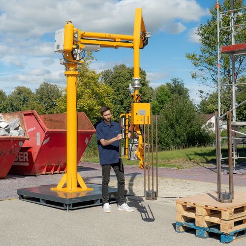 Brazo manipulador neumático - Zeilhofer Handhabungstechnik GmbH & Co. KG - con asidero / para componentes mecánicos / para transporte