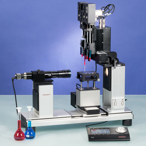 Aparato de medición de energía superficial - OCA 200 - DataPhysics Instruments - del ángulo de contacto / para la medición de la tensión superficial / óptico