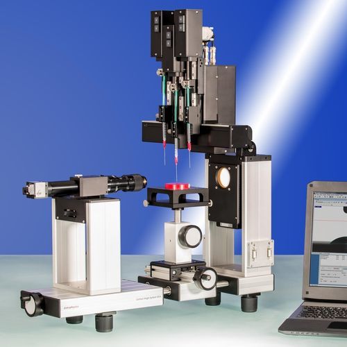 Aparato de medición de energía superficial - OCA 25 - DataPhysics Instruments - del ángulo de contacto / para la medición de la tensión superficial / óptico